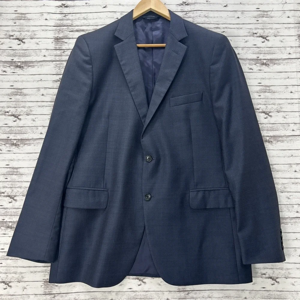 Brooks Brothers Fitzgerald Vitale Barberis Canonico Blazer Jacket Men's Size 44L